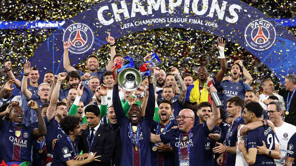 Champions League supercomputer: PSG are FIFTH favourites for a third consecutive crown and Man United are given almost the same chance of winning as Real Madrid - but which of Arsenal and Man City top the list?