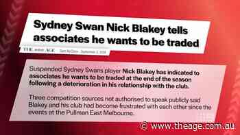 Blakey 'done' at Swans as rivals circle