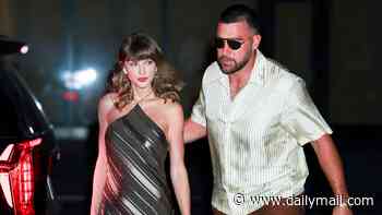 Taylor Swift and Travis Kelce flash wedding rings during glamorous dinner date two months after tying the knot