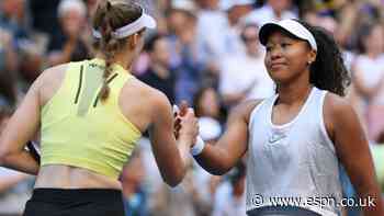 Rybakina closer to No. 1 after overpowering Osaka