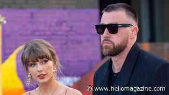 Taylor Swift looks radiant in flowing gold dress for romantic date night with husband Travis Kelce