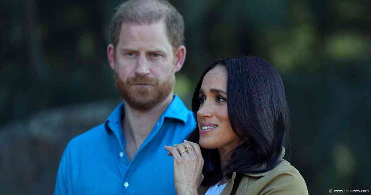 Prince Harry and Meghan won't be working royals, King Charles confirms