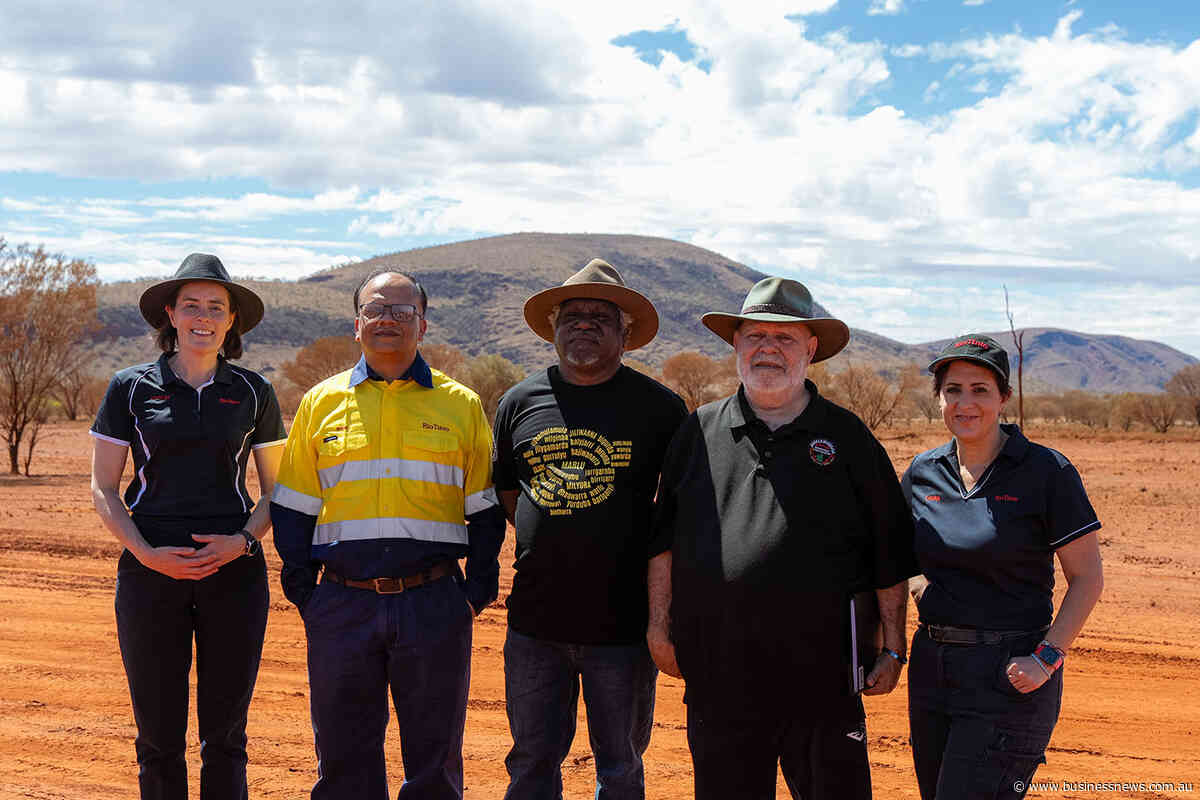 Rio Tinto signs deal with Ngarlawangga Aboriginal Corporation covering Pilbara mine