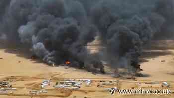 Houthis launch attack on Saudi Arabia airbase where fighter fleet is located