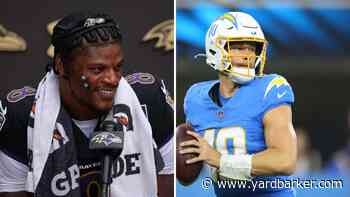 Dave Portnoy labels Lamar Jackson and Justin Herbert as ‘overrated’