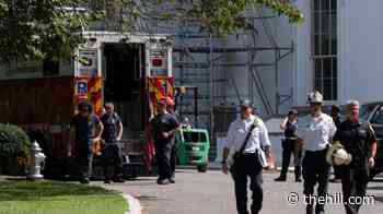 Worker injured during White House construction rescued by emergency crew