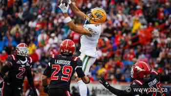 Elks erase 18-point deficit, beat Stampeders 38-28 in Calgary on Labour Day