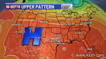 100°+ temps dominate the month as rain chances dwindle
