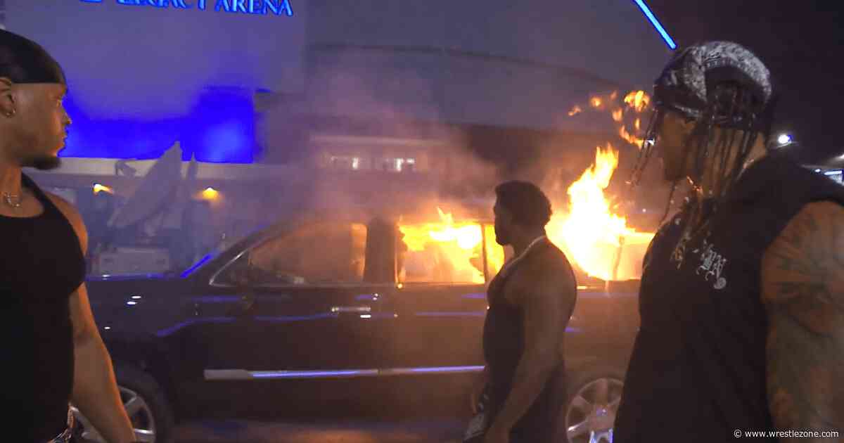 Royce Keys’ 946 Sets The Bloodline’s Car on Fire as Fans Chant ‘OTC’