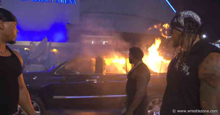 Royce Keys’ 946 Sets The Bloodline’s Car on Fire as Fans Chant ‘OTC’