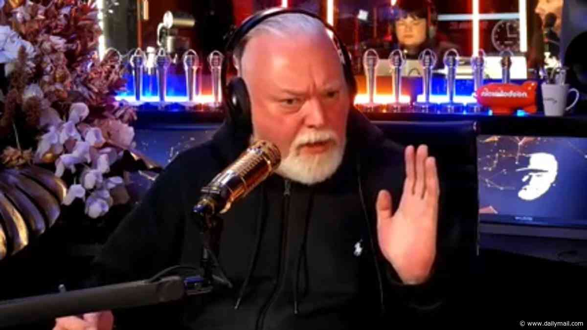Kyle Sandilands berates his female entertainment reporter Mary Madigan after she tells him off for exploding at his colleagues and calling Brooklyn Ross a 'dumb c**t'