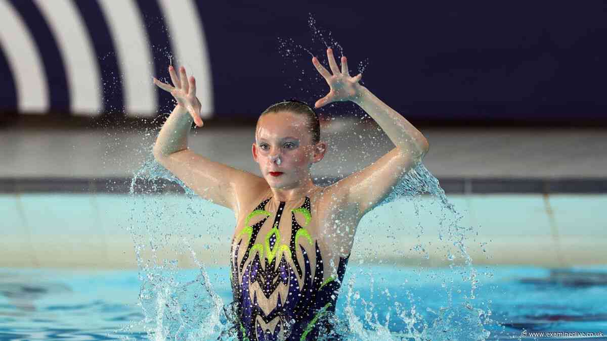 Wakefield girl, 12, wins gold and earns place on England artistic swimming squad