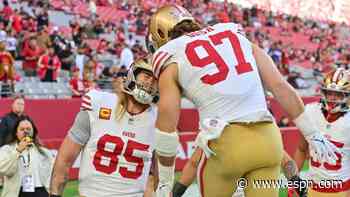 Bosa to face Rams; Kittle trending that way, too