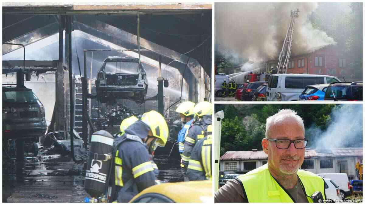 „Wäre das Feuer vor vier Wochen passiert …“: Neue Details zum Werkstattbrand in Bayerisch Gmain