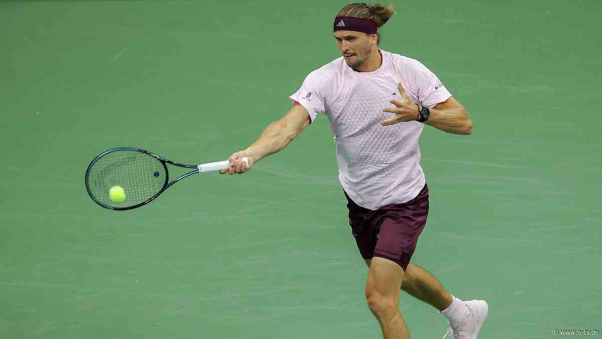 Mit Rekordsieg: Alexander Zverev fliegt ins US-Open-Viertelfinale