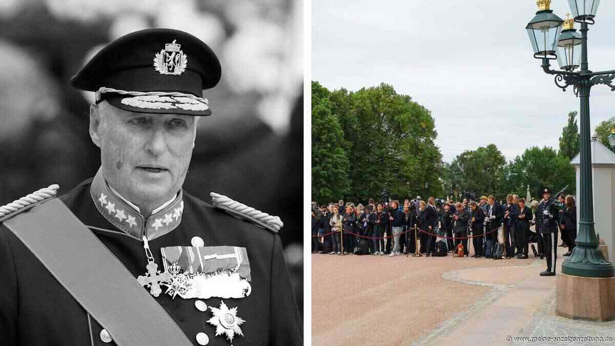 Ausnahmezustand in Oslo: Historisches Sicherheitsaufgebot bei Beerdigung von König Harald