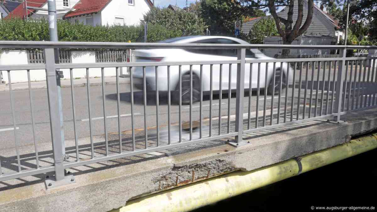 Wieder Mängel an einer Augsburger Brücke: Dieses Bauwerk ist ab sofort für Busse und Lkw gesperrt