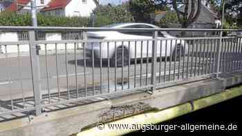 Wieder Mängel an einer Augsburger Brücke: Dieses Bauwerk ist ab sofort für Busse und Lkw gesperrt