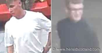 Police release images of men wanted over Edinburgh assault