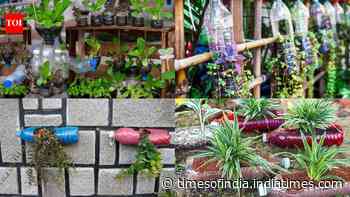 DIY: 5 creative ways to recycle empty plastic bottles for your home garden