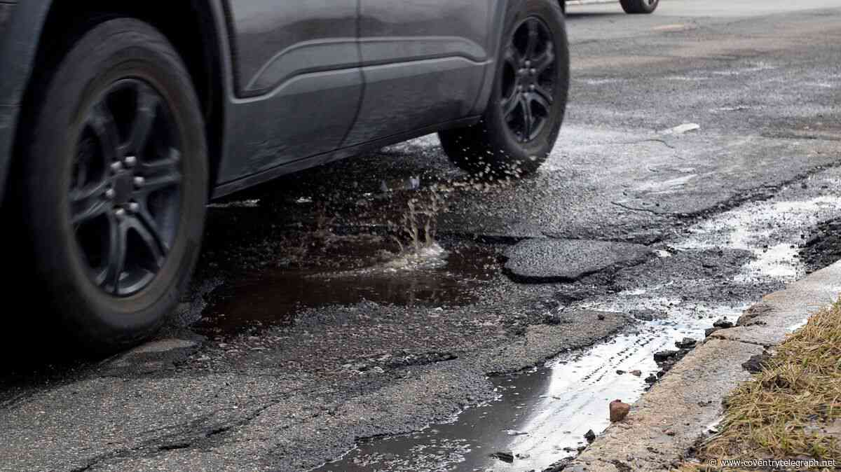 Coventry highways chiefs confirm huge bill for pothole compensation it has to pay out every year