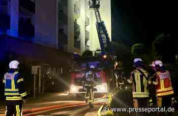 FW-BO: Wohnungsbrand in einem Mehrfamilienhaus