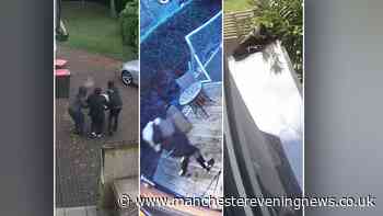 CCTV shows shameless burglary gang members raiding family homes