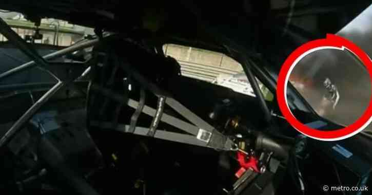 Race driver Ollie Millroy thanks rival for saving his life after fireball crash