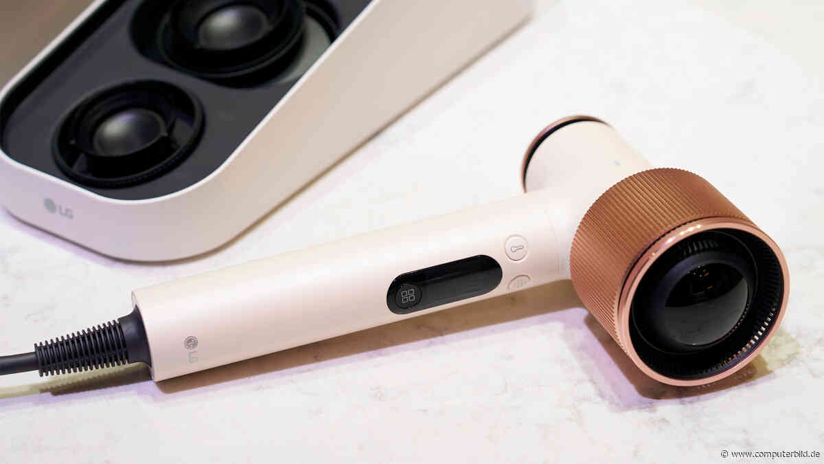 LG baut jetzt auch Haartrockner: AirDew feiert Premiere