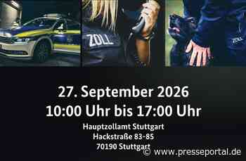 HZA-S: Karrierestart beim Zoll / 49 Nachwuchskräfte beim Hauptzollamt Stuttgart neu vereidigt
