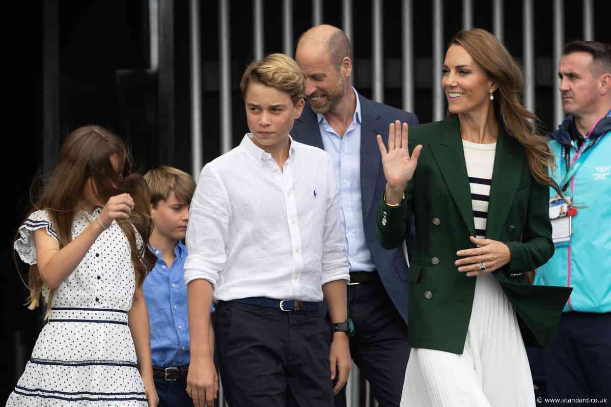 Kate's 'angst and excitement' as Prince George, 13, starts at Eton College
