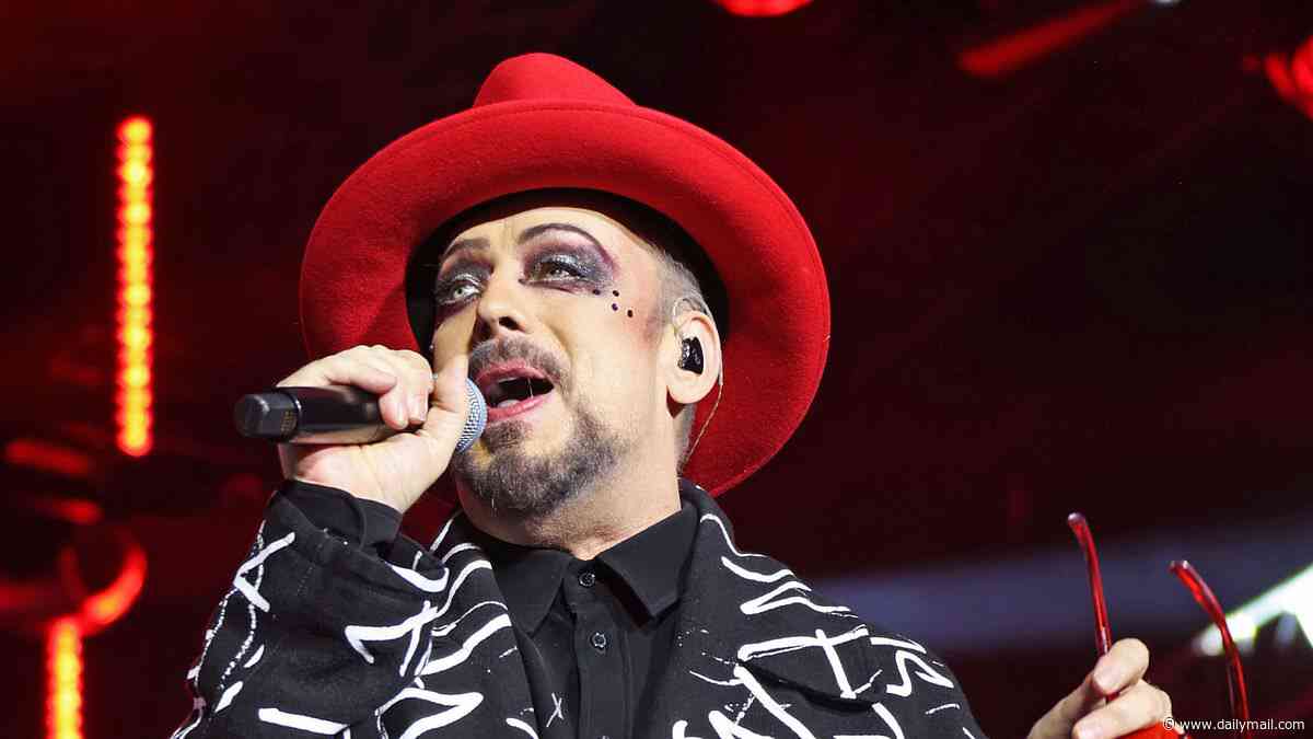 Boy George brands Paloma Faith 'as political as a soggy tuna sandwich' as he takes aim at former The Voice co-star and 'spineless' Ed Sheeran over Macklemore Free Palestine row