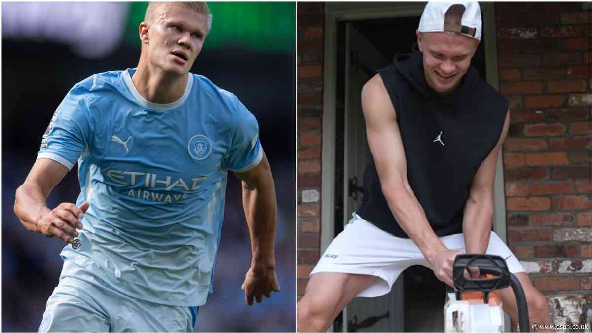 Haaland chops wood to switch off amid break fear
