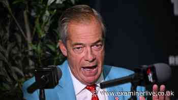 Nigel Farage calls for full face coverings ban in public in 'modern Britain'