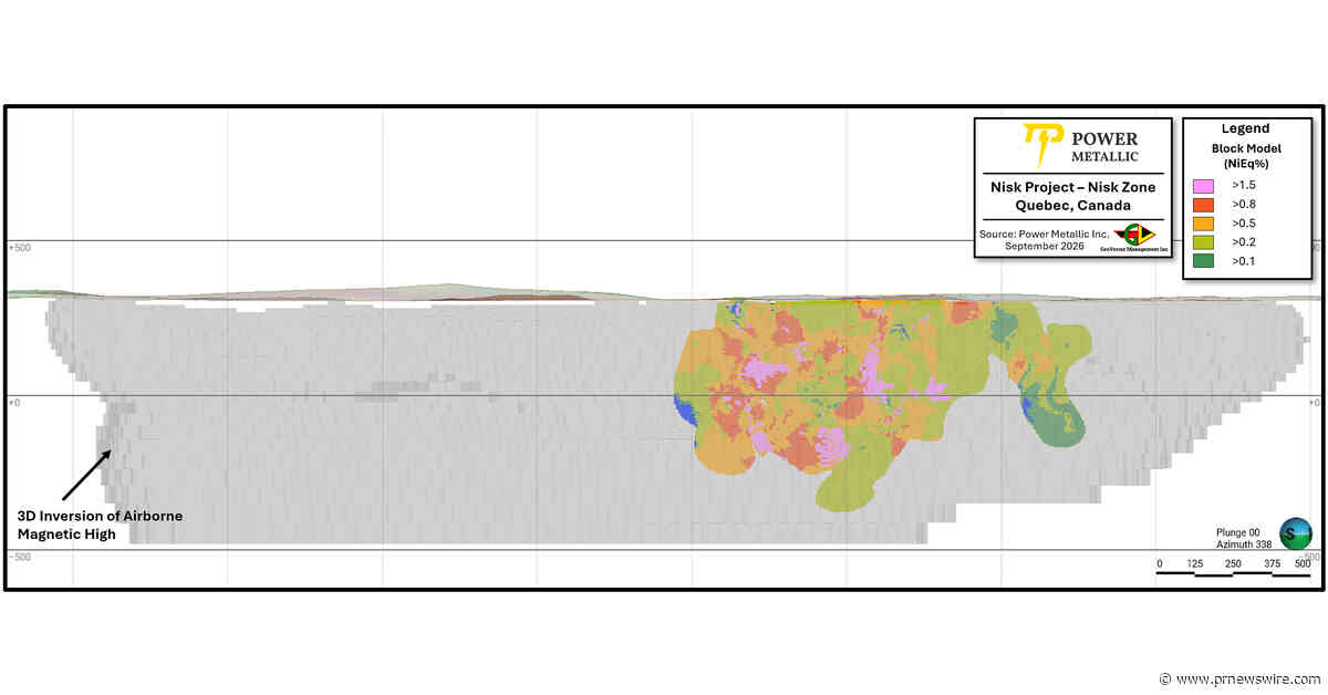 Power Metallic Defines High-Grade Maiden Resource at Lion Averaging ~3.9% CuEq, with >85% Indicated and Significant Expansion Potential