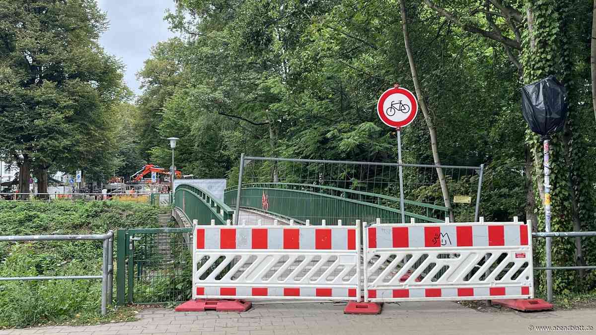 800-Meter-Umweg wegen gesperrter Brücke in Eimsbüttel – auch Schüler betroffen
