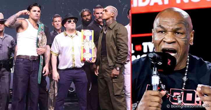 Mike Tyson picks a winner in Ryan Garcia vs Conor Benn world title fight