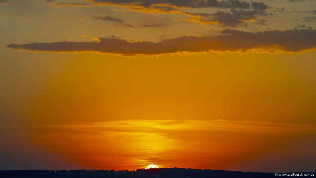 Wie entstehen Himmelsblau und Abendrot?