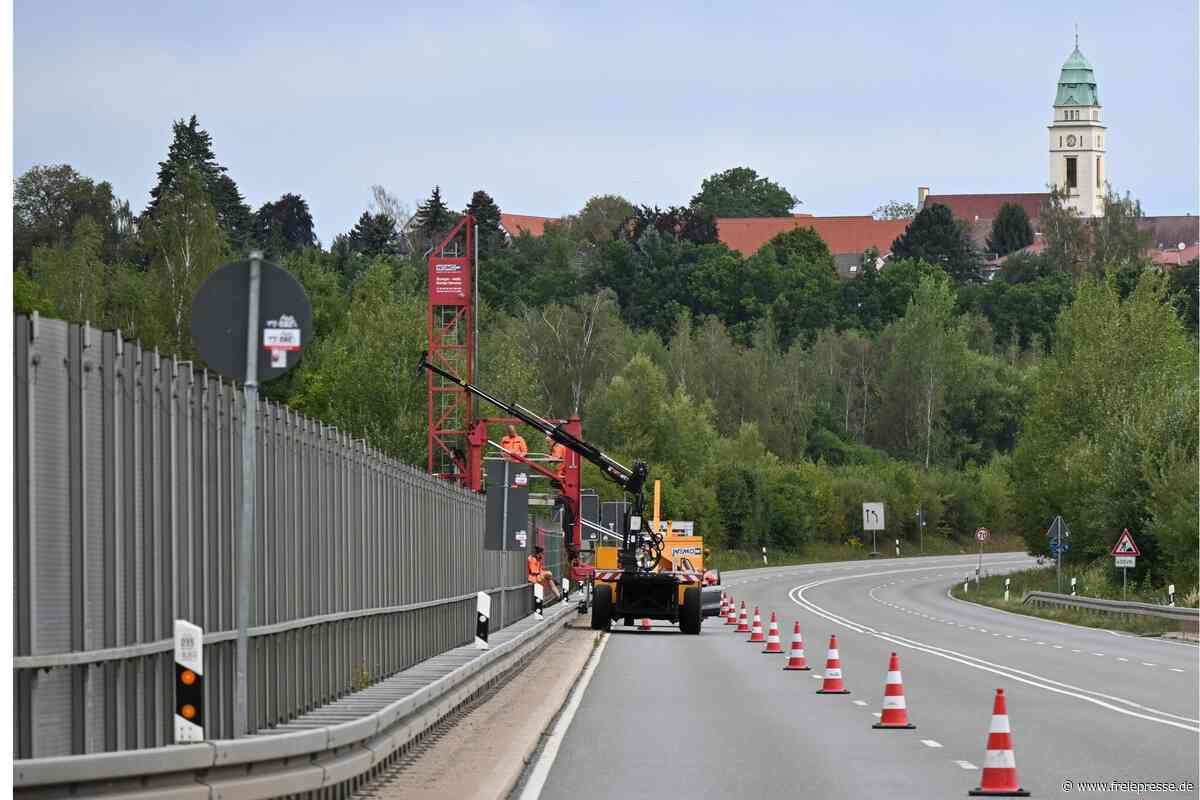 Westtrasse in Werdau: Was passiert gerade an der Brücke?