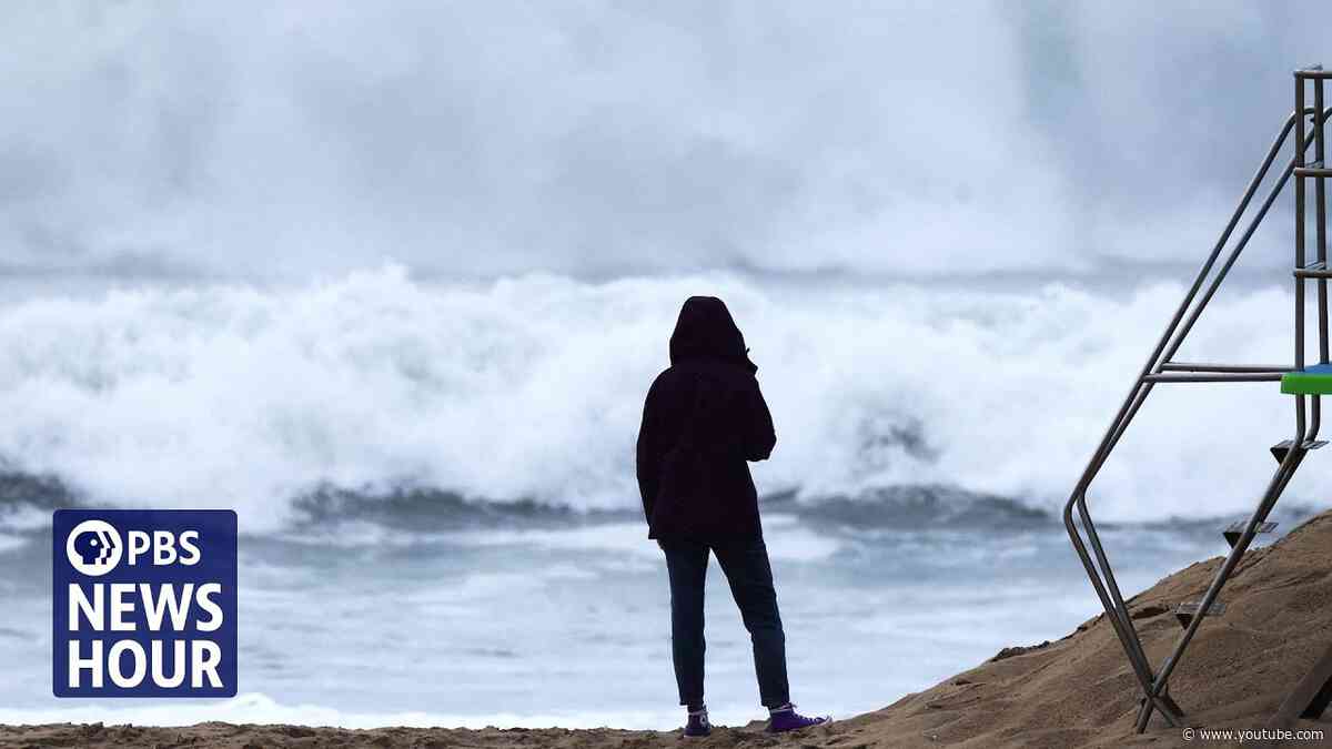 News Wrap: Tropical Storm Marie brings dangerous surf to California coast