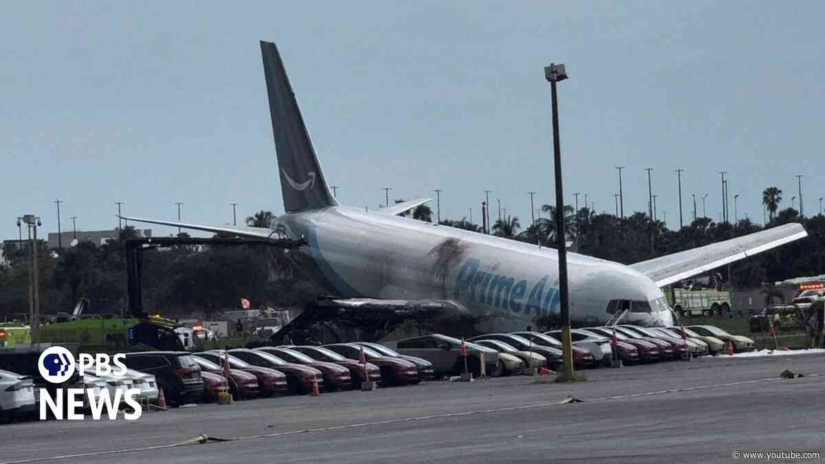 WATCH LIVE: NTSB holds initial briefing on Amazon Air crash at Miami International Airport