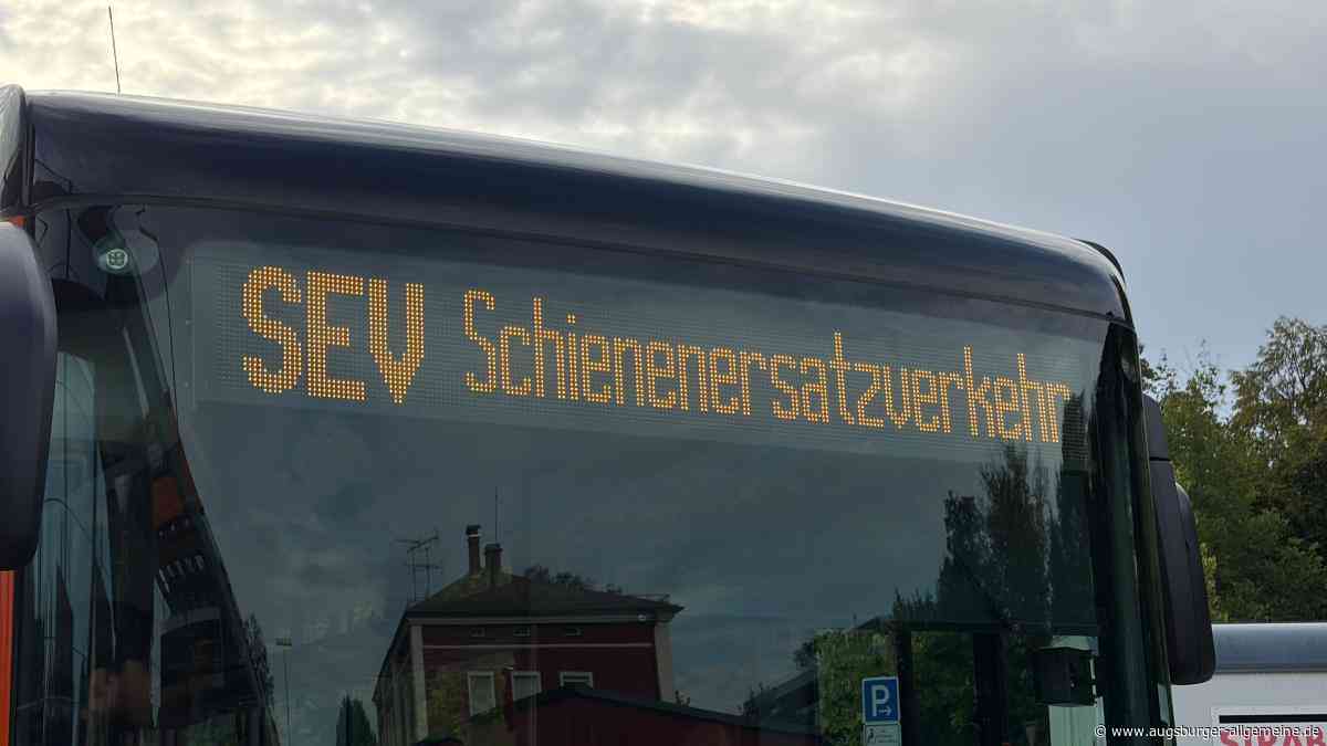 Schienenersatzverkehr zwischen Hochzoll und Dasing: Neuer Ersatzfahrplan ab Schuljahresbeginn