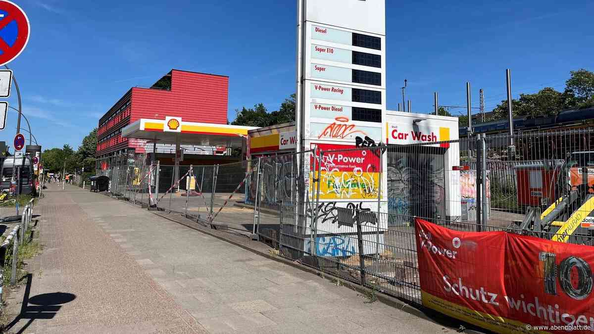 Tankstelle an der Max-Brauer-Allee: Shell verschiebt Neueröffnung