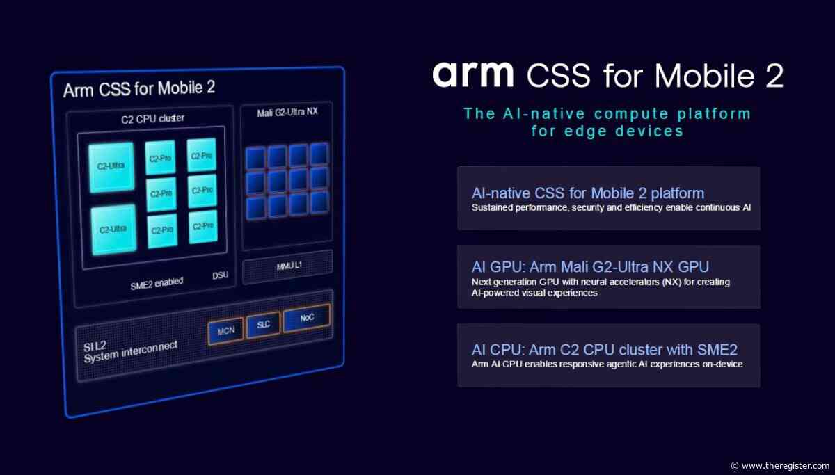 Arm pushes agentic AI and desktop-quality graphics in next-gen phone platform