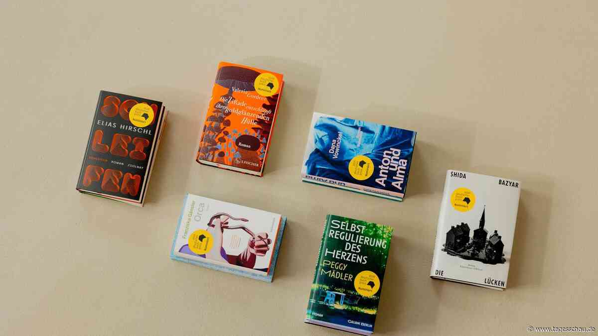 Deutscher Buchpreis 2026: Diese sechs Romane sind nominiert