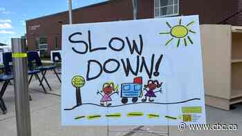 Slow down and watch for students who are walking, biking and scootering to school today, police say