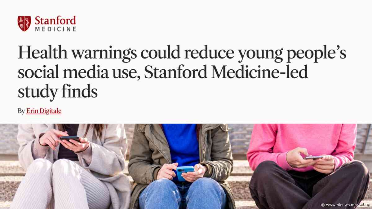 Stanford uni: ‘Minder zin om te scrollen? Deze waarschuwingen raken jongeren wél’