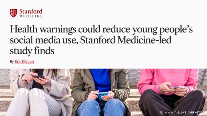 Stanford uni: ‘Minder zin om te scrollen? Deze waarschuwingen raken jongeren wél’