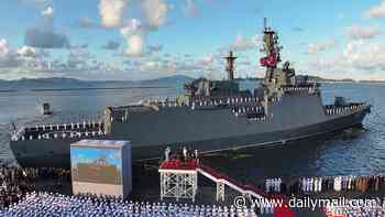 Kim Jong Un unveils North Korea's new navy destroyer equipped with nuclear-capable missiles