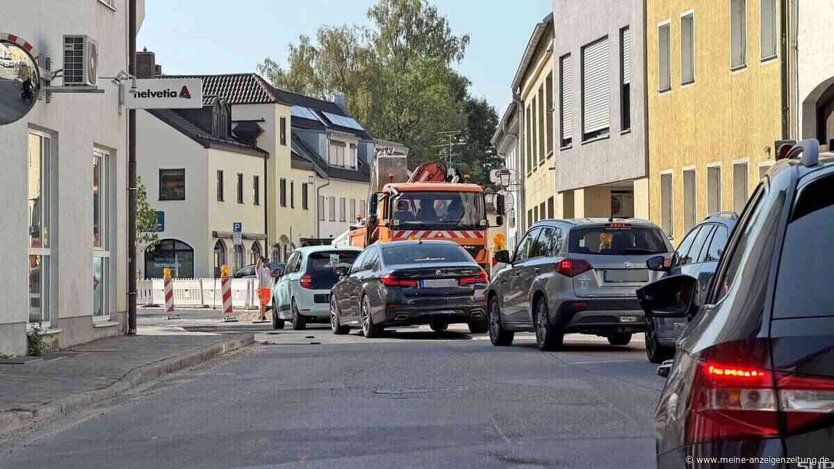Vollsperrung in der Innenstadt: Zentrale Moosburger Straße wird komplett dicht gemacht